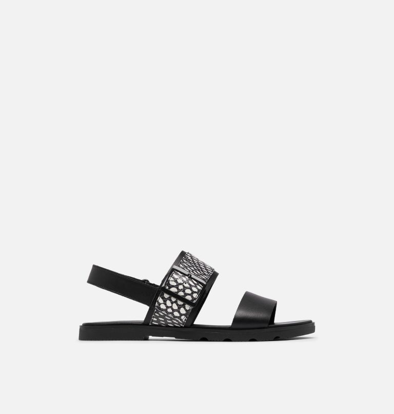 ELLA III Slingback Women's Flat Sandal, Color: Black, Black, image 1