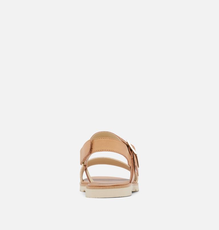 Beige discount flat sandals