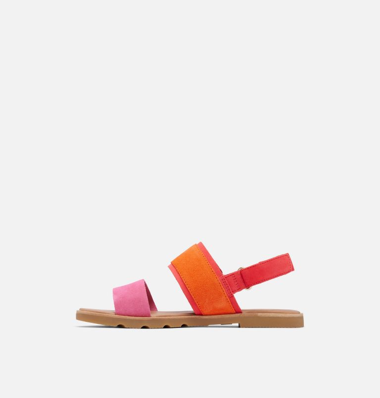 Women's Ella III Slingback Flat Sandal, Color: Red Glo, Gum, image 4