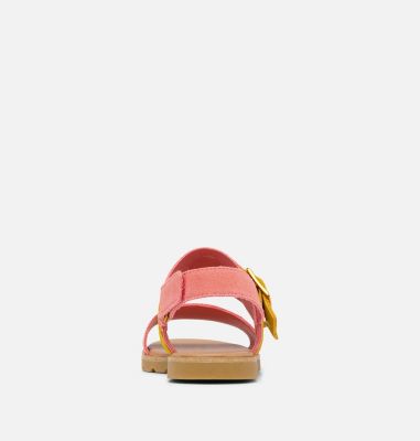 Women's Ella III Slingback Flat Sandal, Color: Coral Blossom, Gum 16, image 3