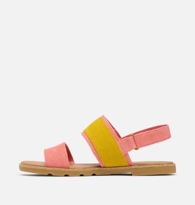 Women's Ella III Slingback Flat Sandal, Color: Coral Blossom, Gum 16, image 4