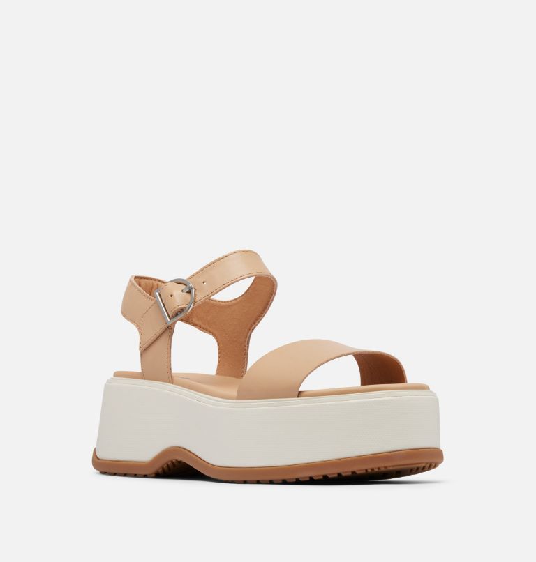 DAYSPRING� ANKLE STRAP SANDAL | 246 | 8.5, Color: Honest Beige, Chalk, image 7