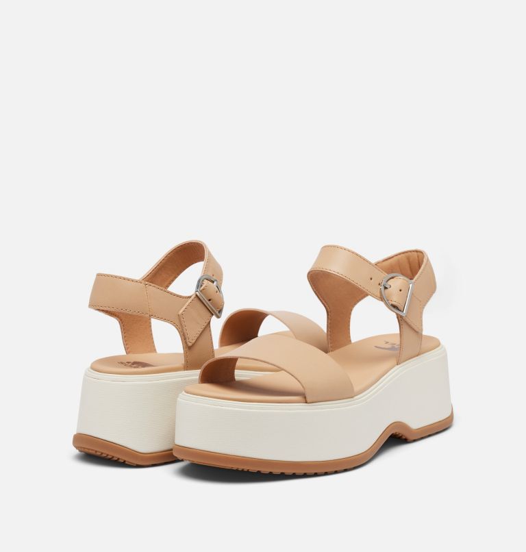 DAYSPRING� ANKLE STRAP SANDAL | 246 | 8.5, Color: Honest Beige, Chalk, image 9