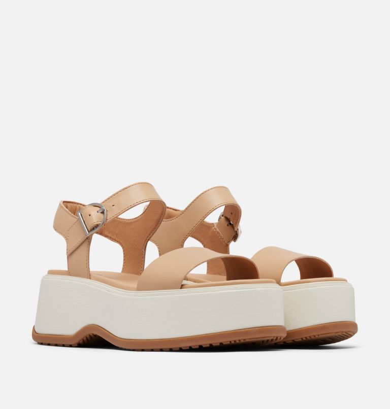 DAYSPRING� ANKLE STRAP SANDAL | 246 | 8.5, Color: Honest Beige, Chalk, image 2