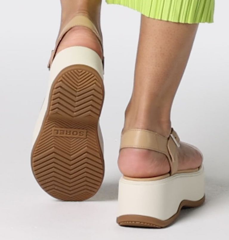 DAYSPRING� ANKLE STRAP SANDAL | 246 | 8.5, Color: Honest Beige, Chalk