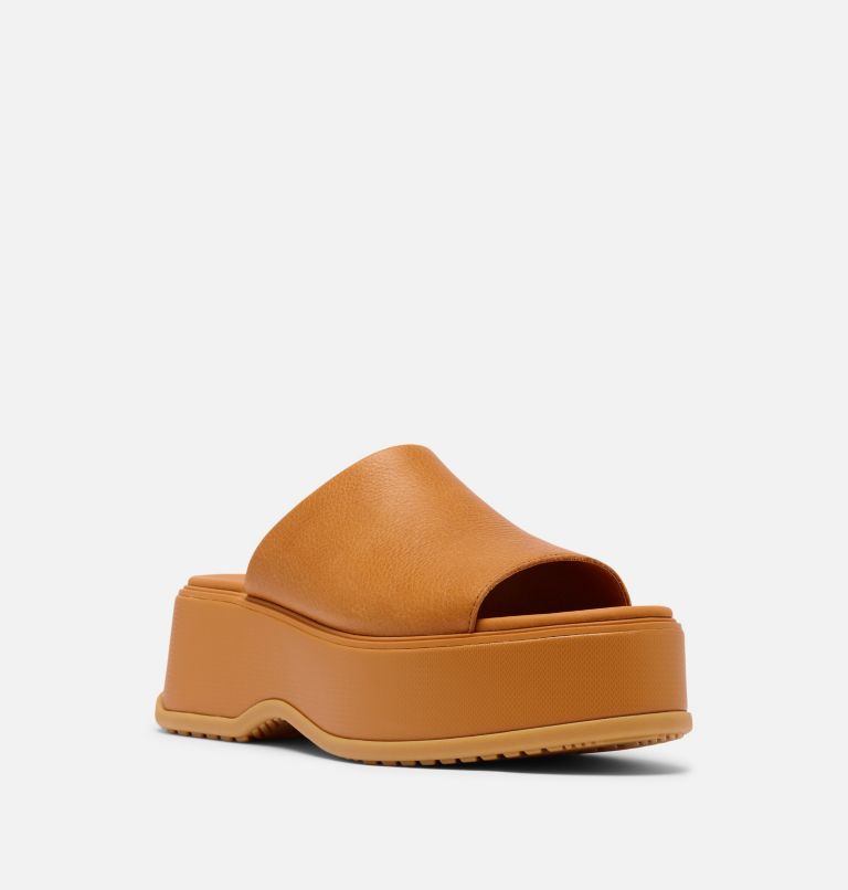 DAYSPRING Slide Women's Platform Sandal, Color: Canyon Gold, Gum 16, image 7