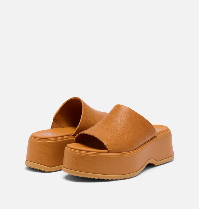 DAYSPRING Slide Women's Platform Sandal, Color: Canyon Gold, Gum 16, image 9