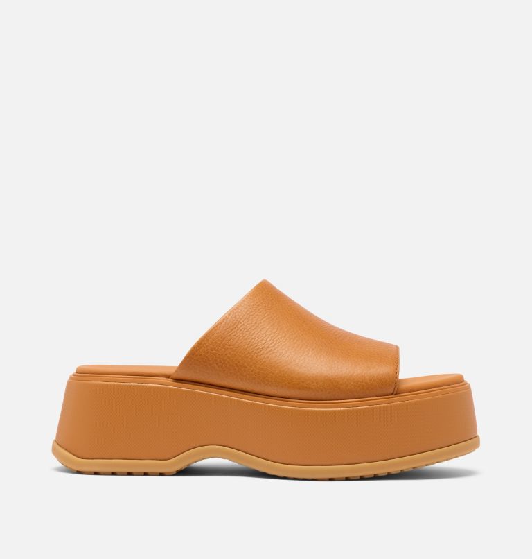 DAYSPRING Slide Women's Platform Sandal, Color: Canyon Gold, Gum 16, image 1