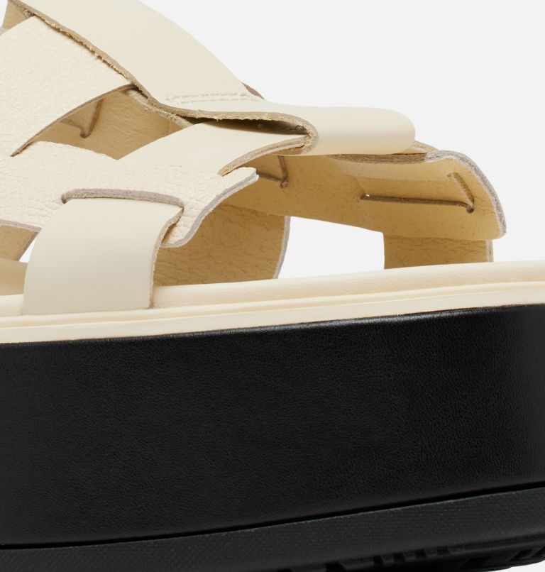 Sandales À Plateforme DAYSPRING À Lacets Pour Femmes, Color: Honey White, Black, image 9