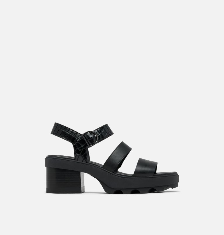 Black sandals with ankle ties best sale