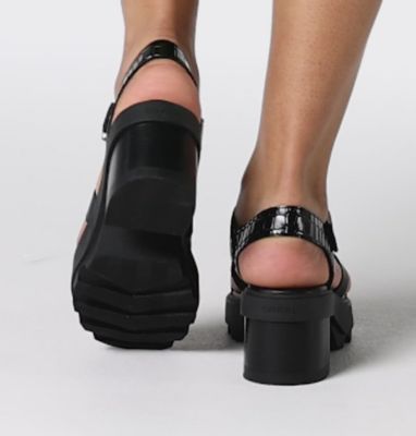 Black sandals strap hot sale