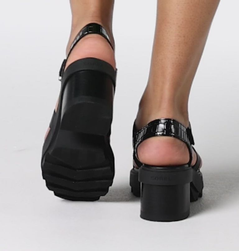 JOANIE� HEEL ANKLE STRAP | 010 | 10, Color: Black, Black