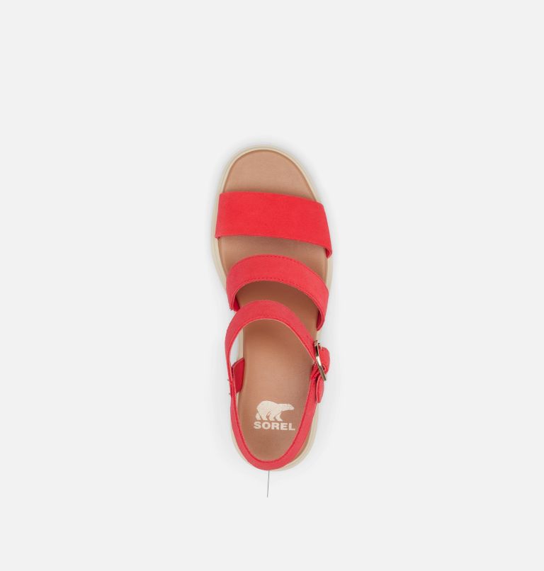 JOANIE� HEEL ANKLE STRAP | 617 | 10, Color: Red Glo, Honey White, image 5