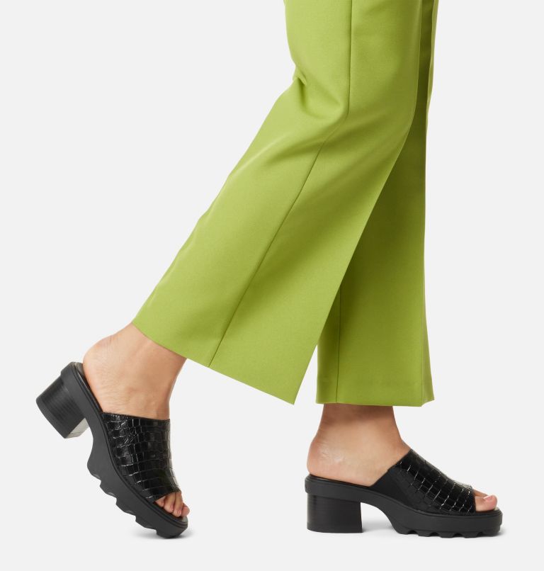 JOANIE Heel Slide Women's Sandal, Color: Black, Black, image 8