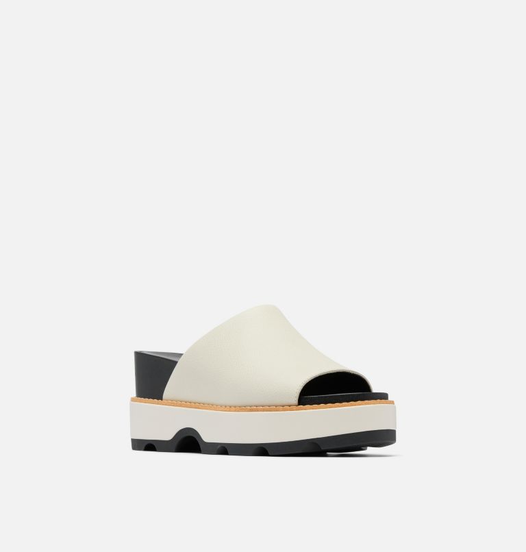 JOANIE� IV SLIDE WEDGE | 191 | 5.5, Color: Chalk, Black, image 7
