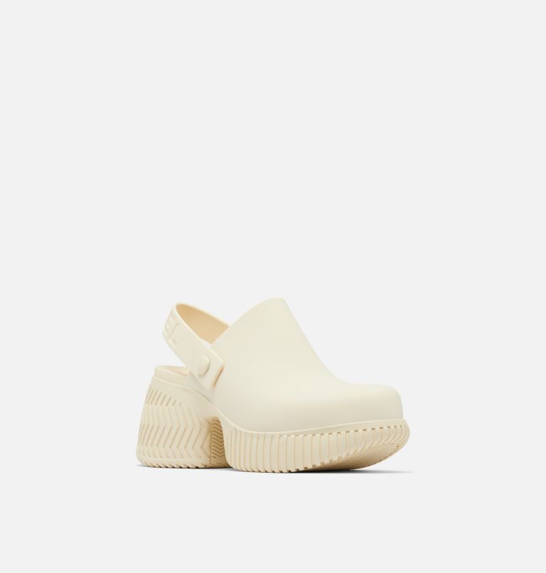 ONA Streetworks Heel Women's Clog, Color: Honey White, Sea Salt, image 7