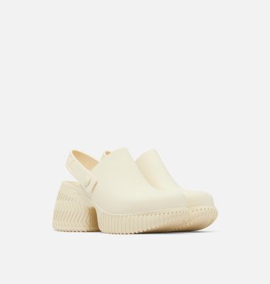 ONA Streetworks Heel Women's Clog, Color: Honey White, Sea Salt, image 6