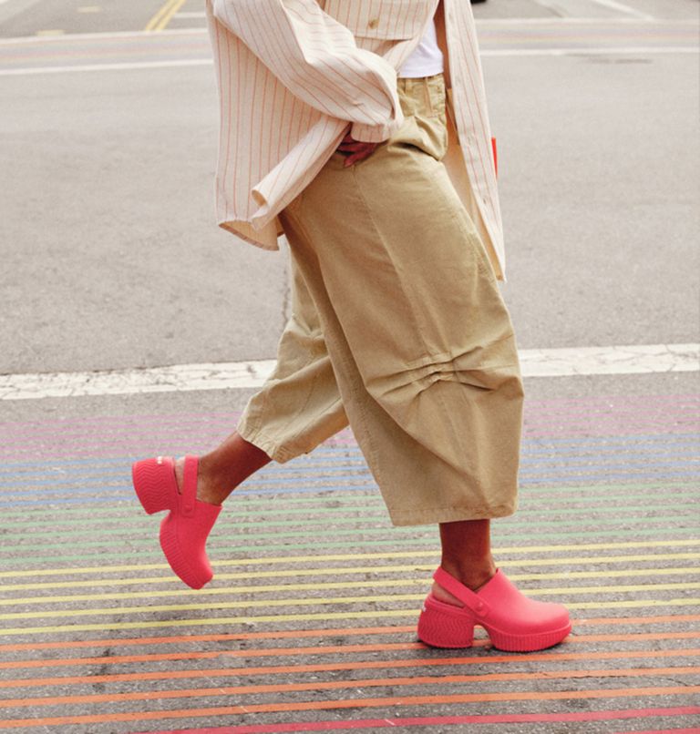 ONA Streetworks Heel Clog für Frauen, Color: Red Glo, Sea Salt, image 10