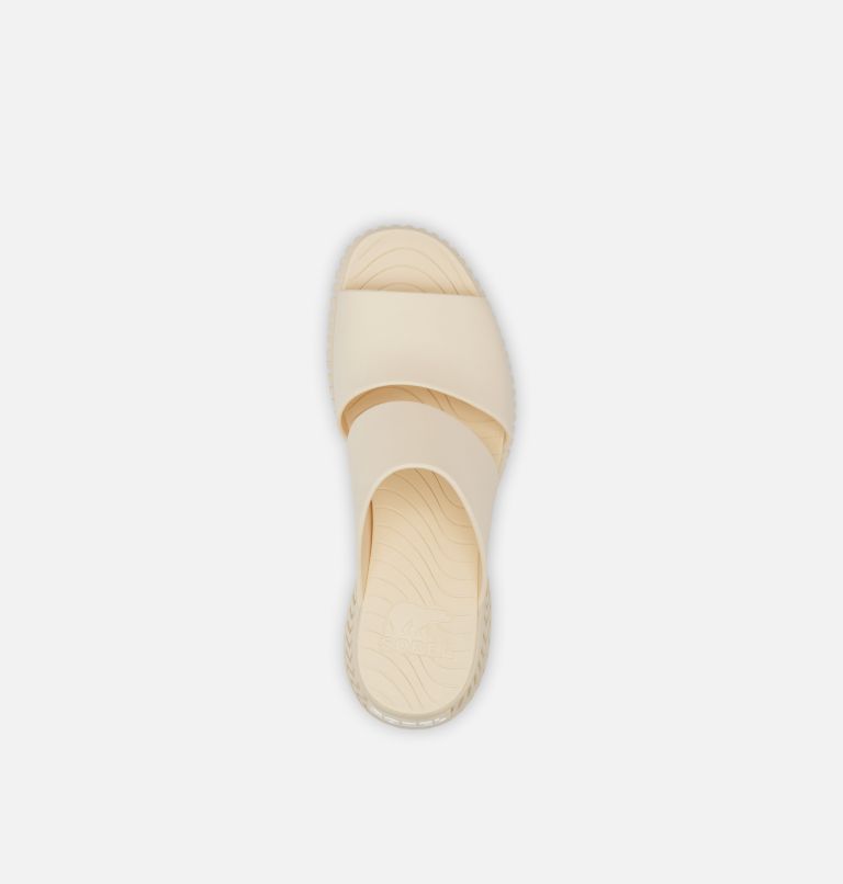 ONA Streetworks Slide Women's Heel Sandal, Color: Honey White, Sea Salt, image 5