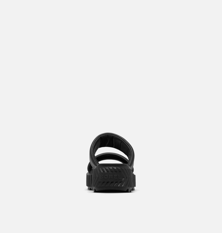 ONA Streetworks Slide Mid Women's Flat Sandal, Color: Black, Chalk, image 3