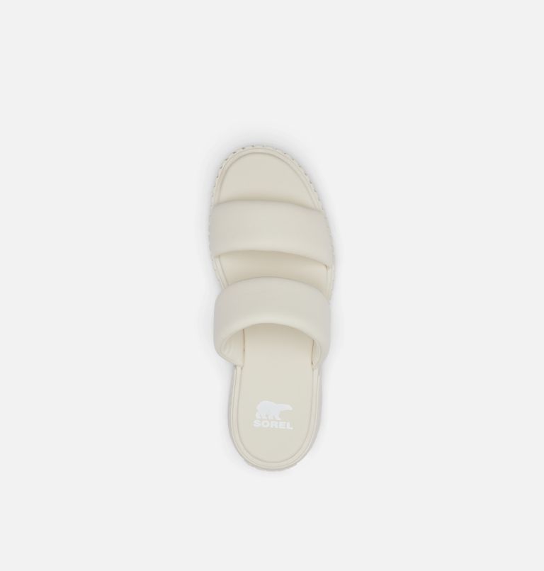 ONA Streetworks Slide Mid Women's Flat Sandal, Color: Chalk, Chalk, image 5