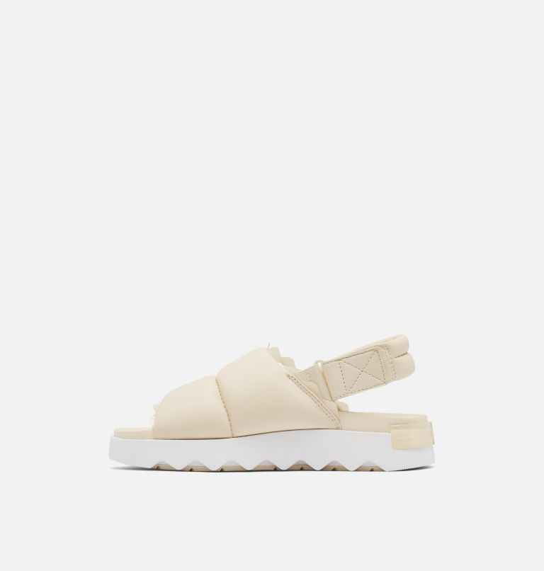 VIIBE Slingback Women's Flat Sandal, Color: Honey White, Sea Salt, image 4