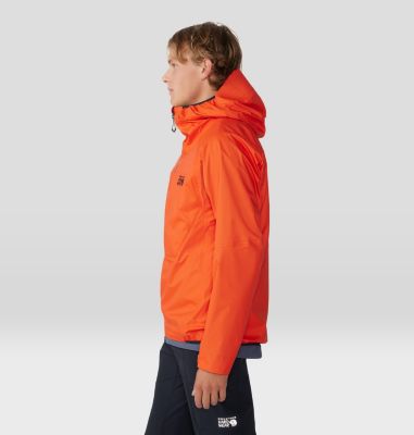 Men's Premonition UL Anorak, Color: State Orange, image 3