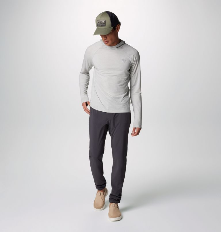 Chandail à capuchon PFG Uncharted pour homme, Color: Cool Grey Heather, image 3