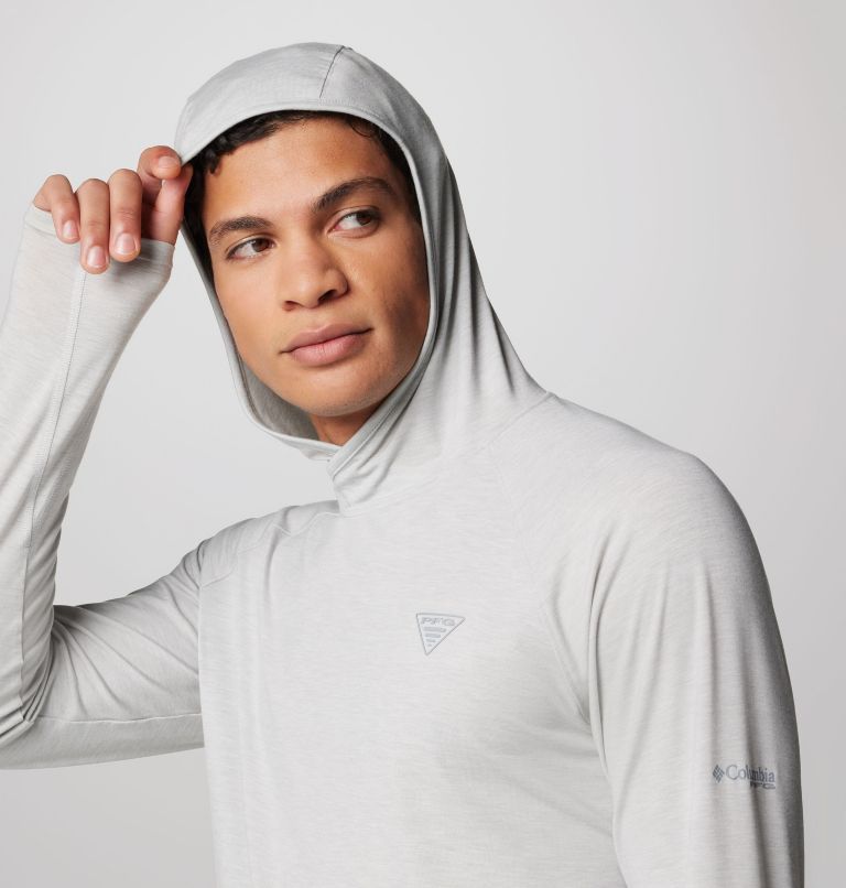 Chandail à capuchon PFG Uncharted pour homme, Color: Cool Grey Heather, image 5