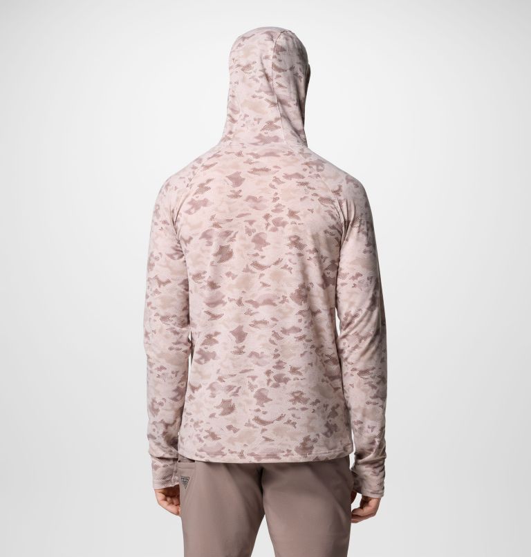 Men's PFG Uncharted Hoodie, Color: Crushed Clay Uncharted Waters, image 2