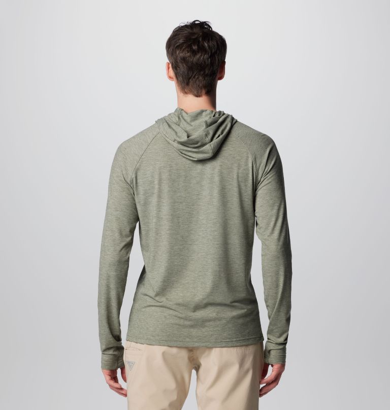 Men's PFG Uncharted Hoodie, Color: Cypress Heather, image 2