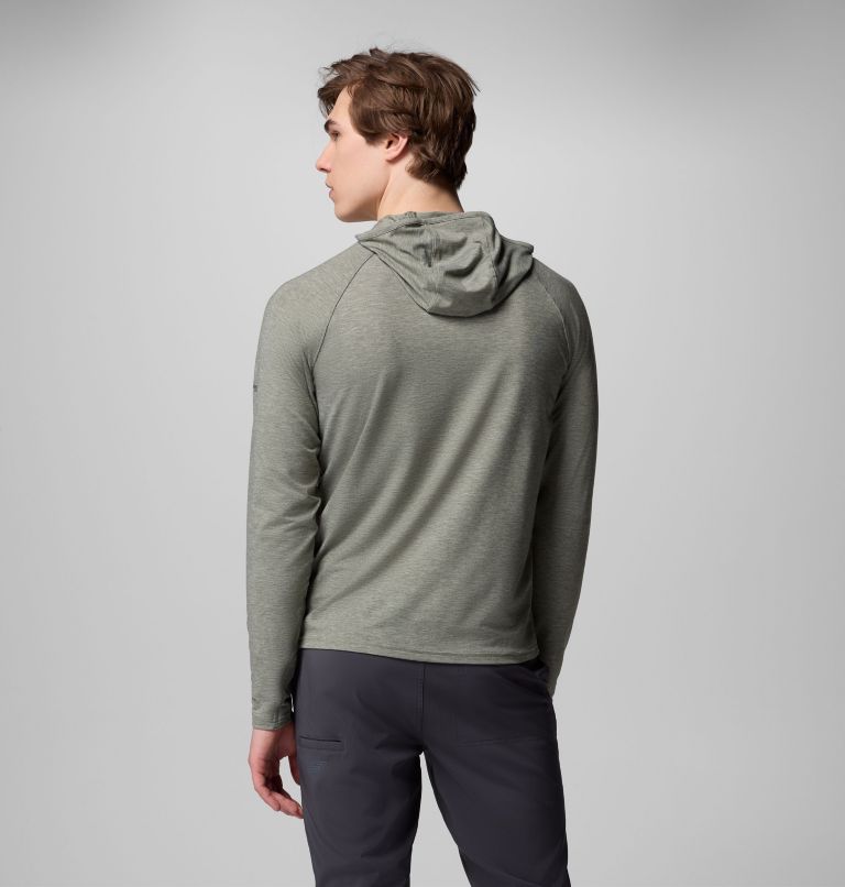 Men's PFG Uncharted Hoodie, Color: Cypress Heather, image 3
