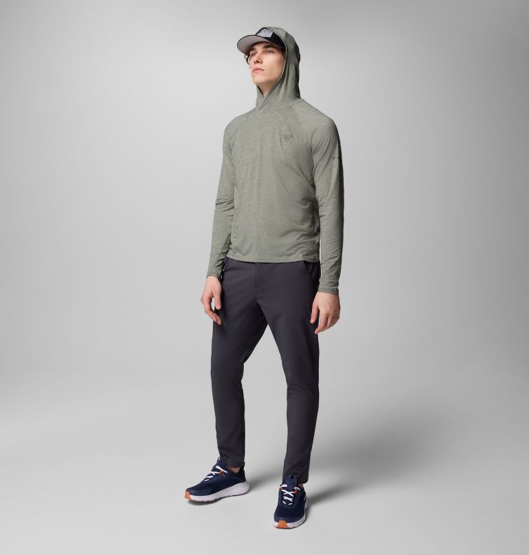 Men's PFG Uncharted Hoodie, Color: Cypress Heather, image 2