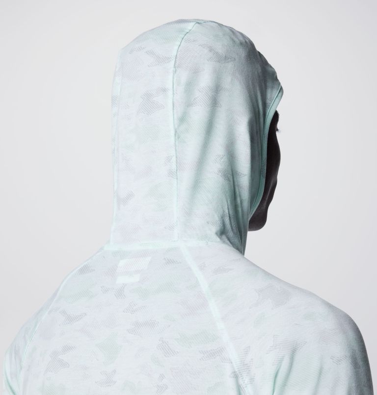 Men's PFG Uncharted Hoodie, Color: Icy Morn Uncharted Waters, image 8