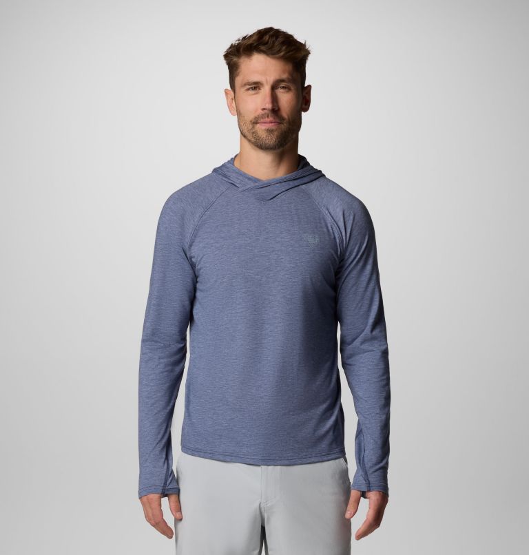 Men's PFG Uncharted Hoodie, Color: Nocturnal Heather, image 1