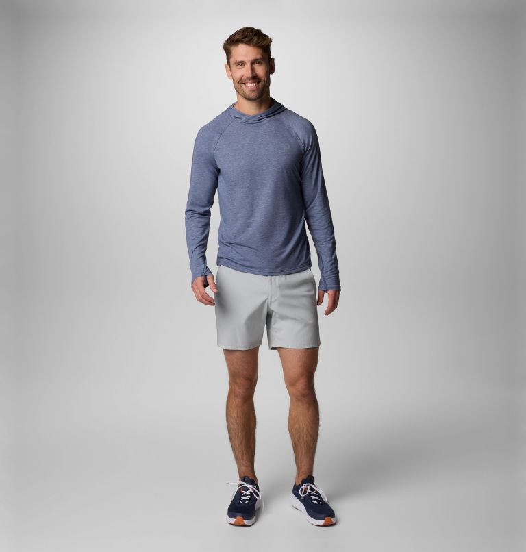 Men's PFG Uncharted Hoodie, Color: Nocturnal Heather, image 2