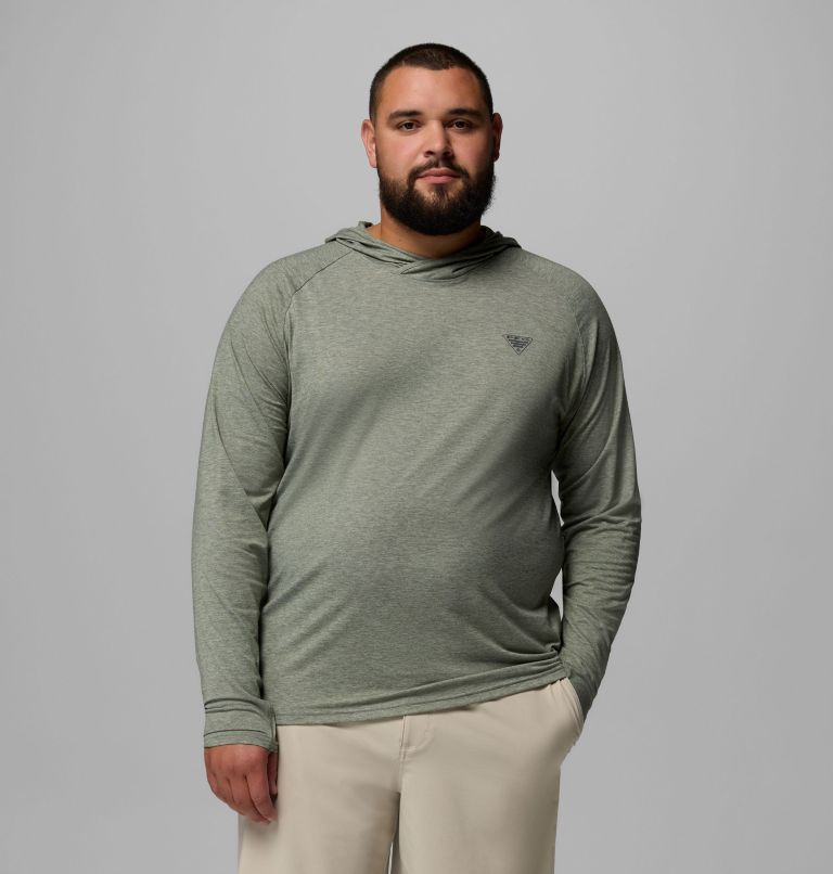 Men's PFG Uncharted Hoodie - Big, Color: Cypress Heather, image 1
