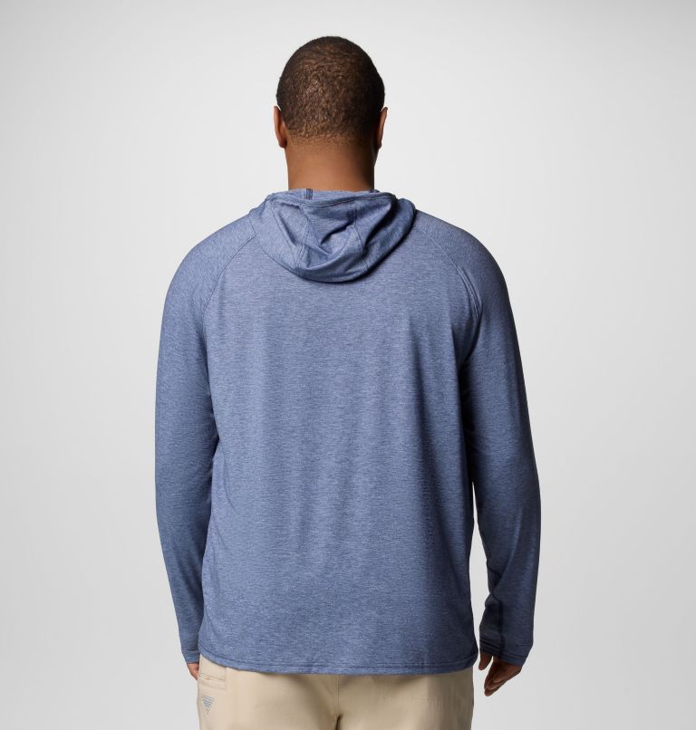 Men's PFG Uncharted Hoodie - Big, Color: Nocturnal Heather, image 2