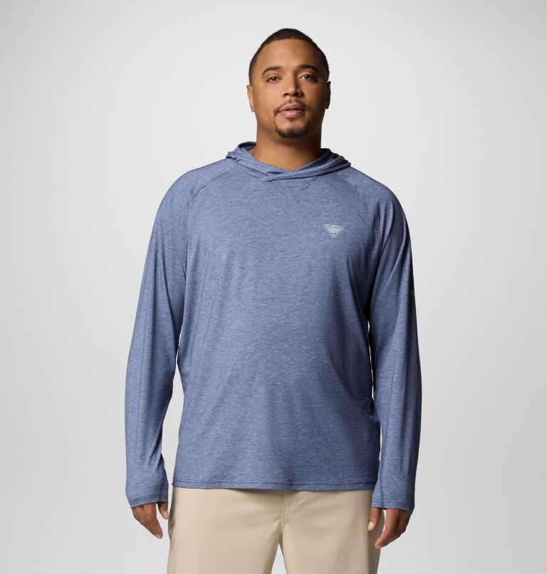 Men's PFG Uncharted Hoodie - Big, Color: Nocturnal Heather, image 1