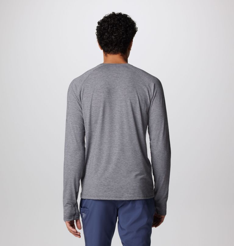 Men's PFG Uncharted Long Sleeve Shirt, Color: Shark Heather, image 2