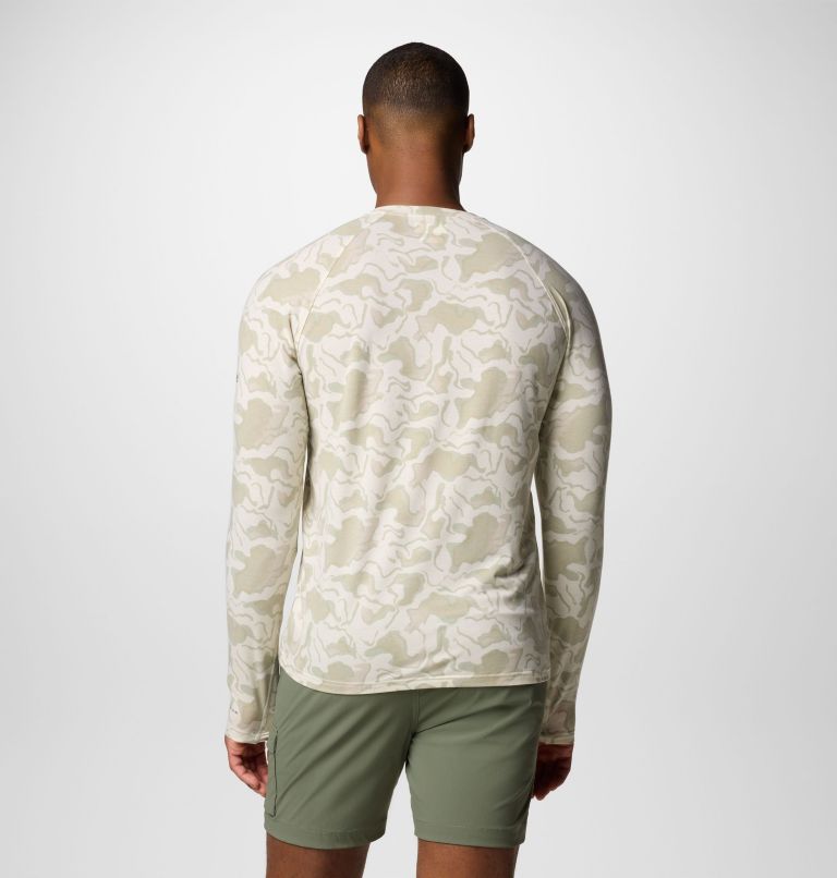 Men's PFG Uncharted Long Sleeve Shirt, Color: Stone Swamplands, image 3