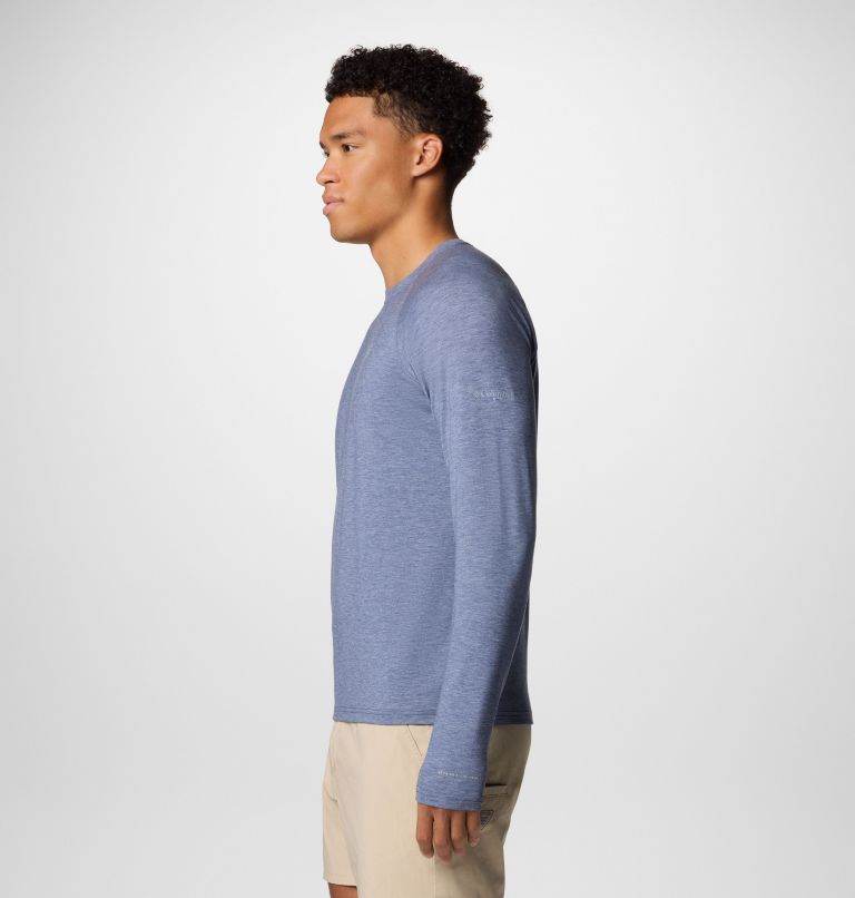 Men's PFG Uncharted Long Sleeve Shirt, Color: Nocturnal Heather, image 4
