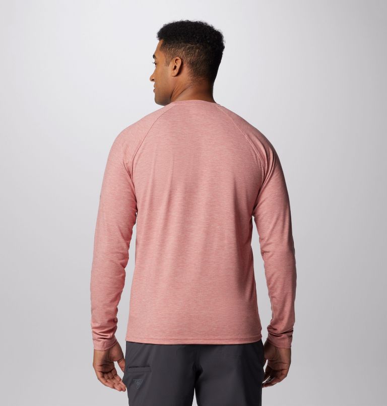 Men's PFG Uncharted Long Sleeve Shirt, Color: Sandalwood Pink Heather, image 2