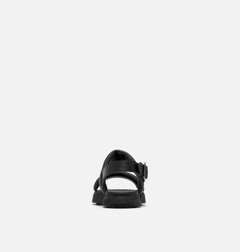 ONA� STREETWORKS GO-TO FLAT SANDAL | 010 | 10, Color: Black, Chalk, image 3