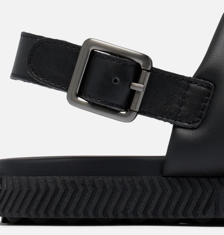 ONA� STREETWORKS GO-TO FLAT SANDAL | 010 | 10, Color: Black, Chalk, image 9