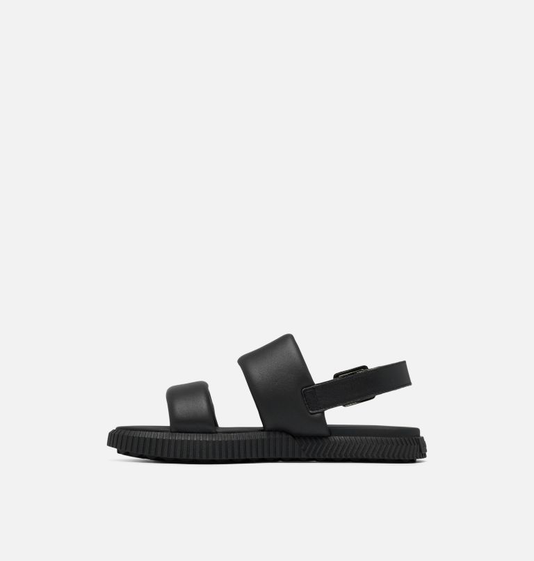 ONA� STREETWORKS GO-TO FLAT SANDAL | 010 | 10, Color: Black, Chalk, image 4