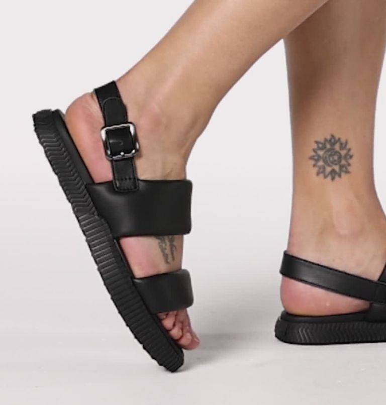 ONA� STREETWORKS GO-TO FLAT SANDAL | 010 | 10, Color: Black, Chalk