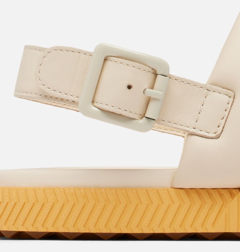 ONA Streetworks Go-To Women's Flat Sandal, Color: Honey White, Yellow Ray, image 9