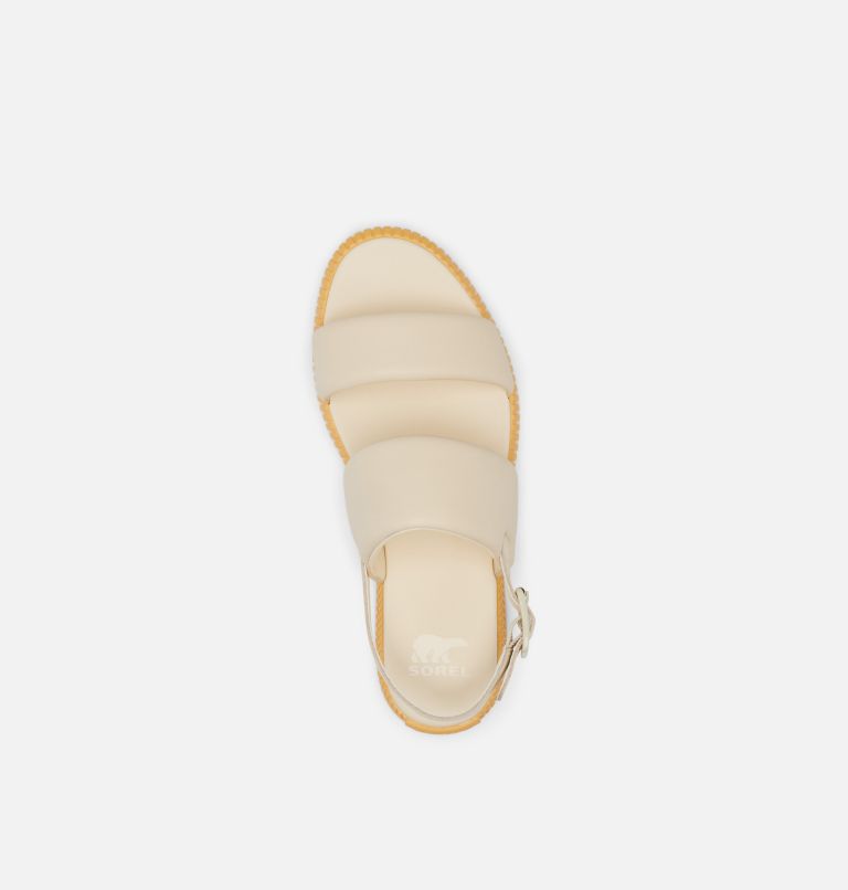 ONA Streetworks Go-To Women's Flat Sandal, Color: Honey White, Yellow Ray, image 5