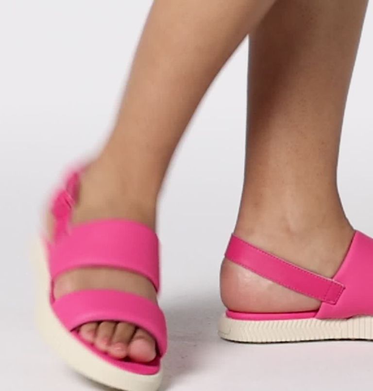 ONA Streetworks Go-To Women's Flat Sandal, Color: Nico, Chalk